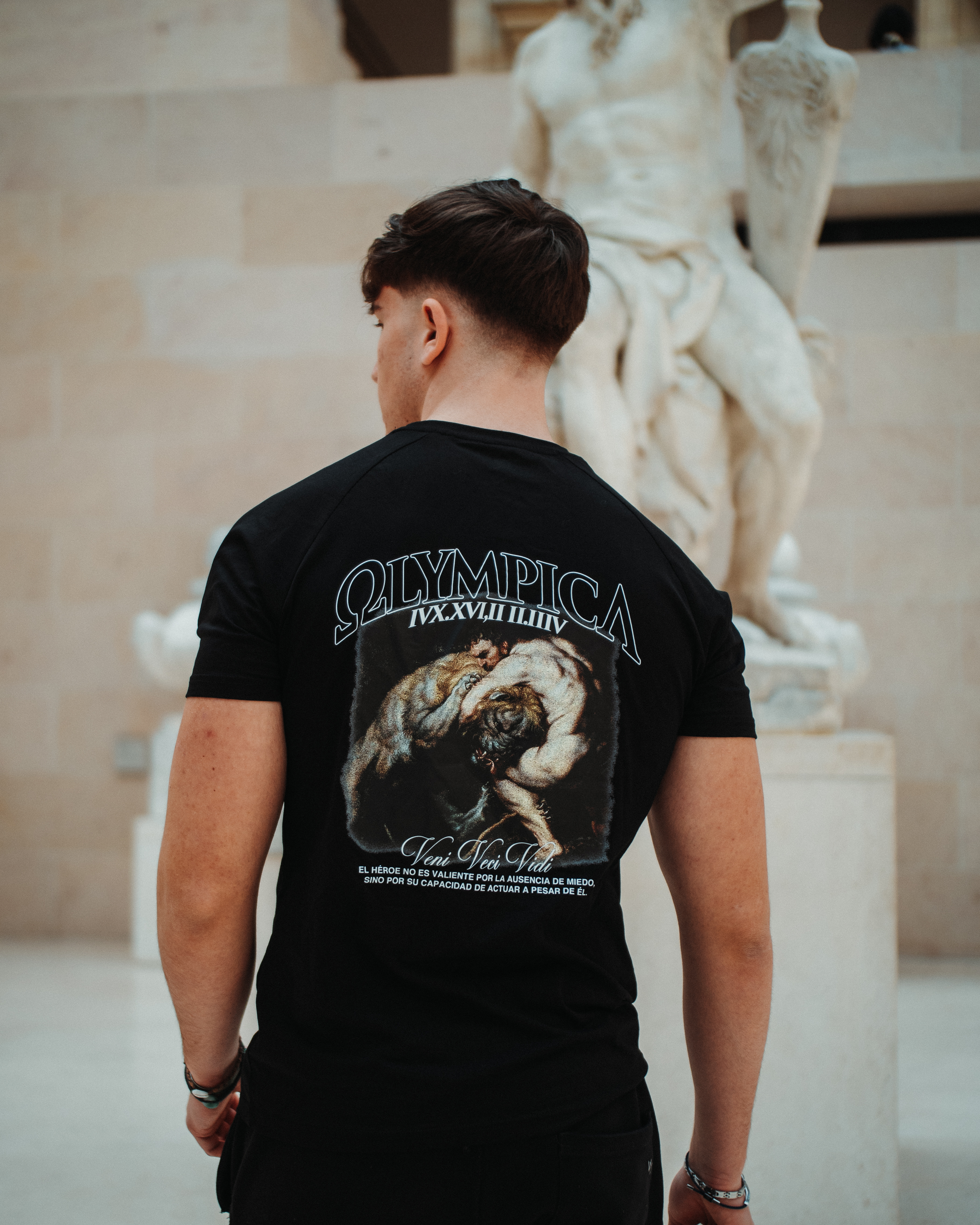 Camiseta Negra HERCULES Fuerza