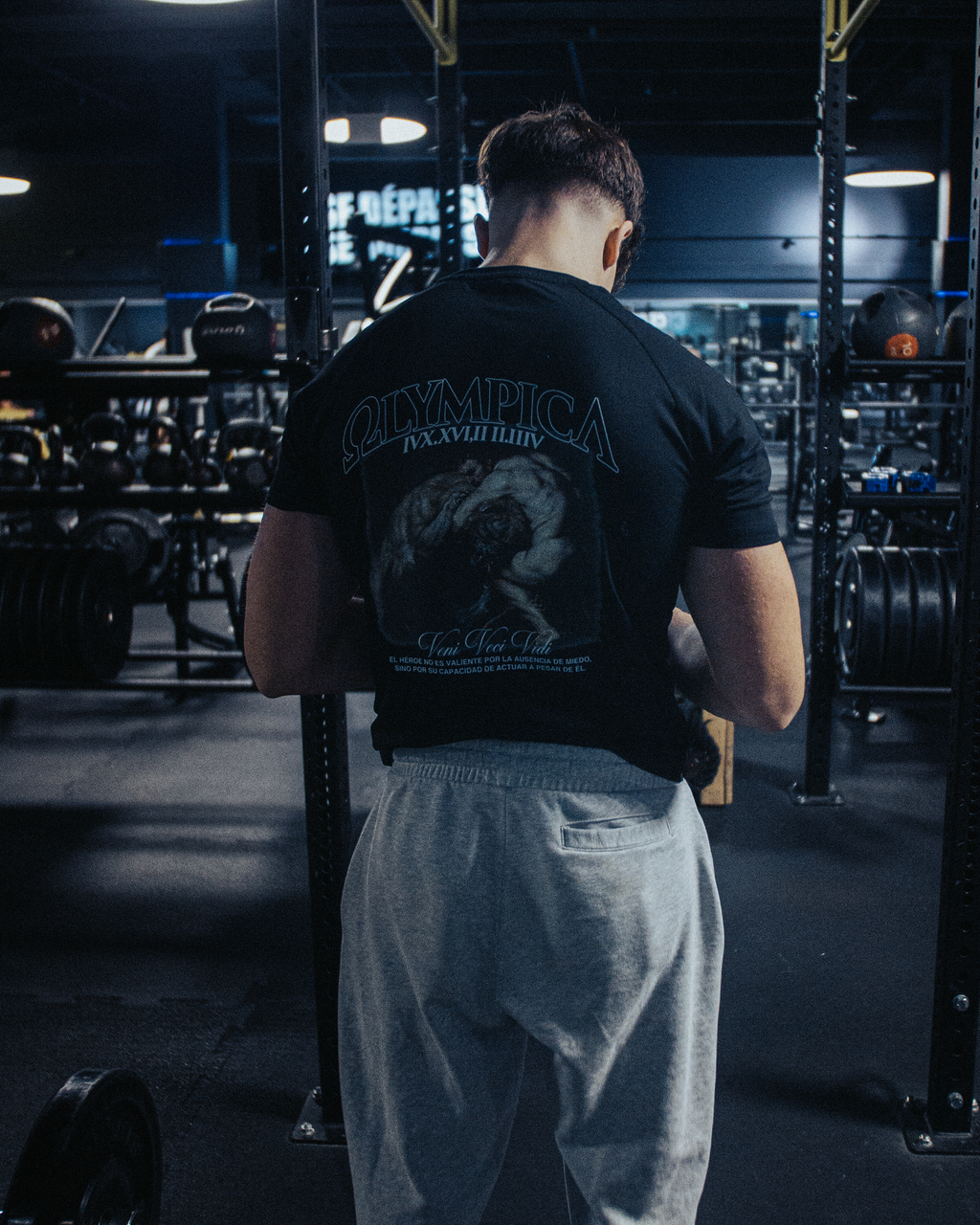 Camiseta Negra HERCULES Fuerza