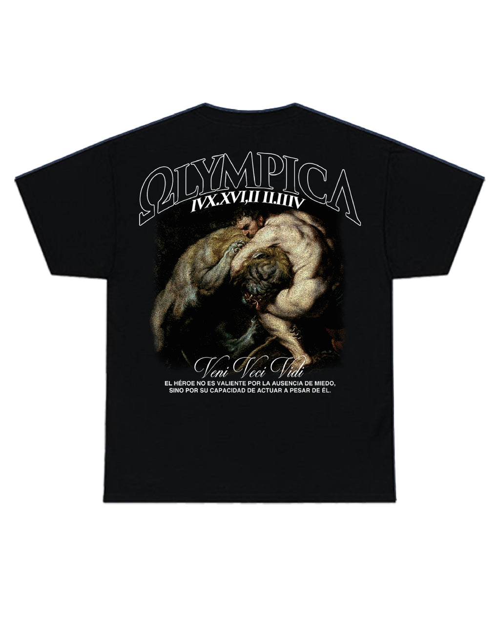 Camiseta Negra HERCULES Fuerza